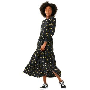 Women’s Tiered Long Sleeve Maxi Dress